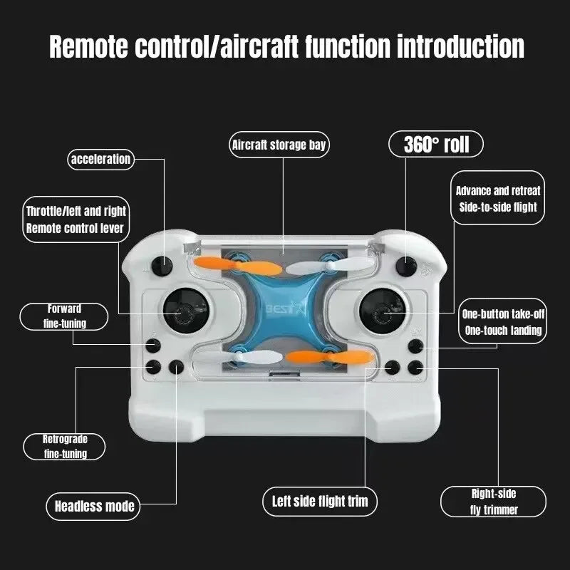 Drone Mini Remote Control Aircraft New Children's Toy Micro Aircraft  toy